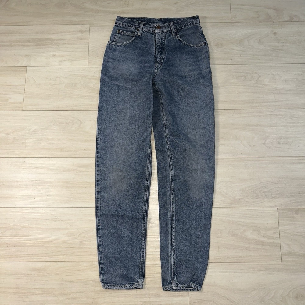 Edwin Jeans Mens 29x32 (27x31) Blue Denim Slim Retro Pants Distressed Faded